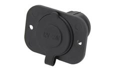 Auto zásuvka Compass 07393 12/24V s krytem