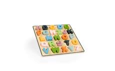 Bigjigs Toys Dřevěné puzzle velká písmena - ABC 