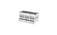 Blok pro rozdělení fází BED125A-3P, 3pól+N., Al/Cu, 125A, 690V AC/ DC, šedý, na DIN/ panel