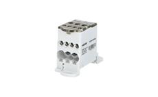 Blok pro rozdělení fází BED80A, 1pól., Al/Cu, 80A, 1000V AC/ DC, šedý, na DIN/ panel