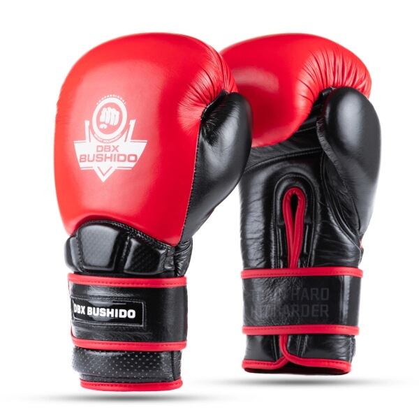 Boxerské rukavice DBX BUSHIDO Warrior RED 14 oz Boxerské rukavice DBX BUSHIDO Warrior RED 14 oz