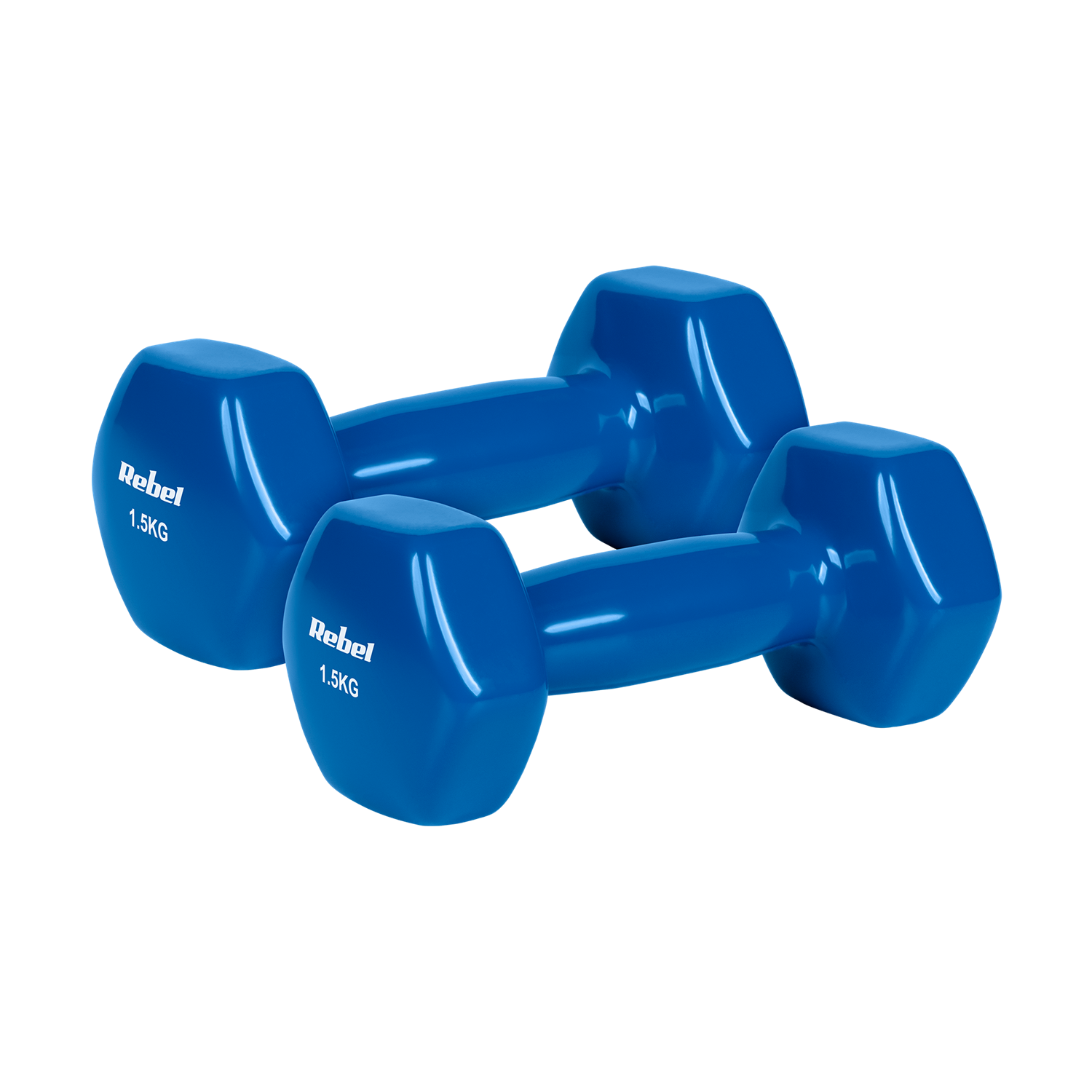 Činky REBEL ACTIVE 2340-1.5 vinylové HEX 2x1,5kg Činky REBEL ACTIVE 2340-1.5 vinylové HEX 2x1,5kg