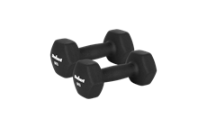 Činky REBEL ACTIVE RBA-2330-6 litinové neoprenové HEX 2x6kg