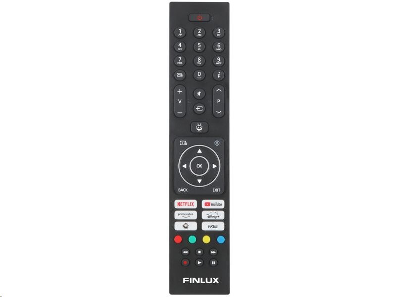 Dálkový ovladač FINLUX SMART TIVO NETFLIX Dálkový ovladač FINLUX SMART TIVO NETFLIX