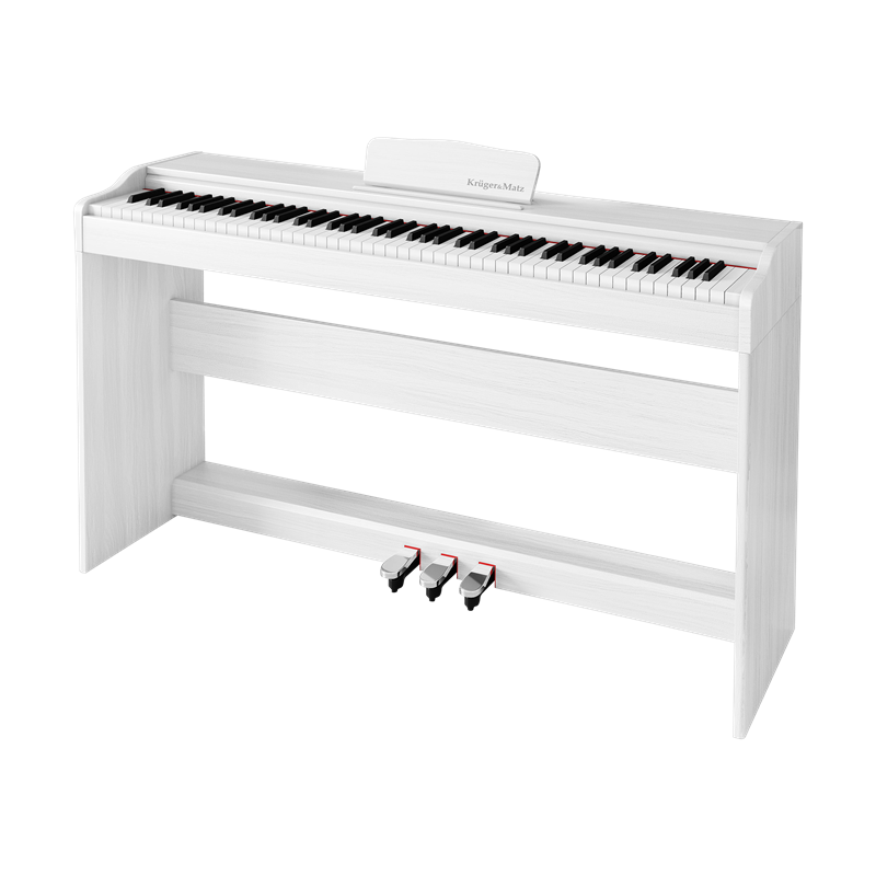 Digitální piano Kruger&Matz KMDP-105-WH bílá barva Digitální piano Kruger&Matz KMDP-105-WH bílá barva