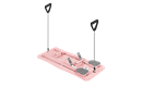 Fitness sada na pilates REBEL ACTIVE RBA-3069-PK multifunkční 9v1 růžová