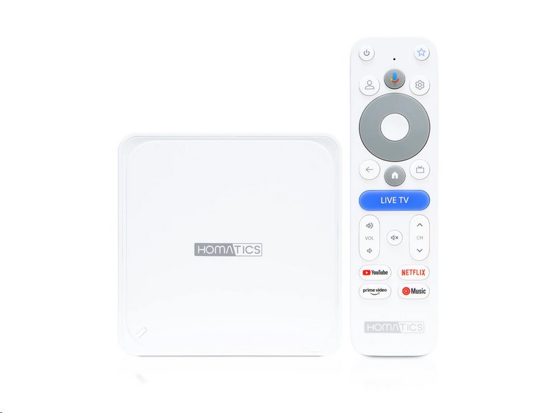 Homatics Box Lite 4K V2 Google TV - UHD multimediální přehrávač Homatics Box Lite 4K V2 Google TV - UHD multimediální přehrávač