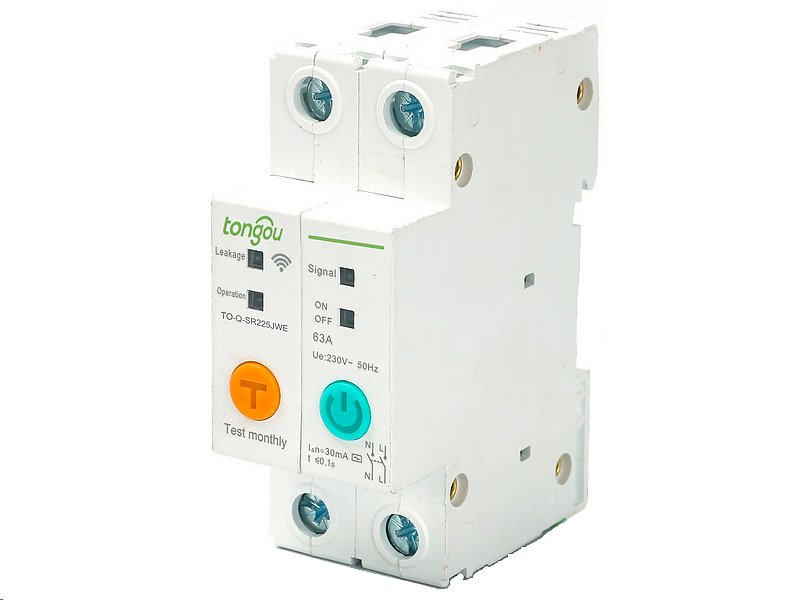 Jistič Tongou TO-Q-SR225JWE 230V/25A 2P s Wi-Fi ovládáním, na DIN lištu Jistič Tongou TO-Q-SR225JWE 230V/25A 2P s Wi-Fi ovládáním, na DIN lištu