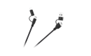 Kabel USB-A / USB-C – USB-C / Lightning Cabletech KPO3943 – 1m