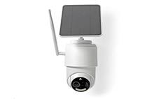 Kamera IP venkovní dobíjecí NEDIS WIFICBO50WT | Wi-Fi | 2MP | IP65 | otáčení/náklon | solar