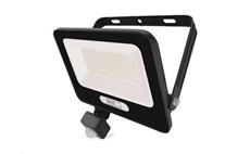 LED reflektor GLARO EMOS ZS2344B s pohybovým čidlem, 50 W, černý, IP54, 5000 lm, neutrální bílá