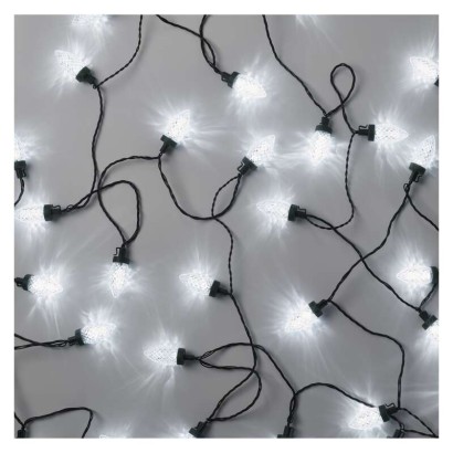 LED vánoční řetěz – šišky, 9,8 m, venkovní i vnitřní, studená bílá, programy LED vánoční řetěz – šišky, 9,8 m, venkovní i vnitřní, studená bílá, programy