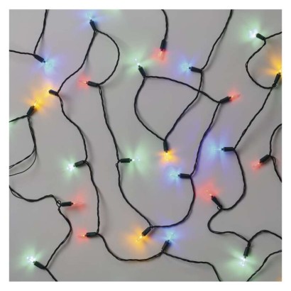 LED vánoční řetěz – tradiční, 17,85 m, venkovní i vnitřní, multicolor LED vánoční řetěz – tradiční, 17,85 m, venkovní i vnitřní, multicolor