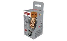 LED žárovka DECO SMOKED A60 / E27 / 4,5 W (19 W) / 180 lm / flame