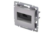 Legrand Valena zásuvka datová RJ45, stříbrná