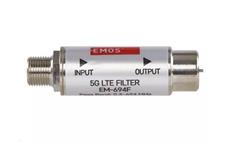LTE filtr EMOS EM694F (5-694 MHz, LTE 5G útlum 40 dB)