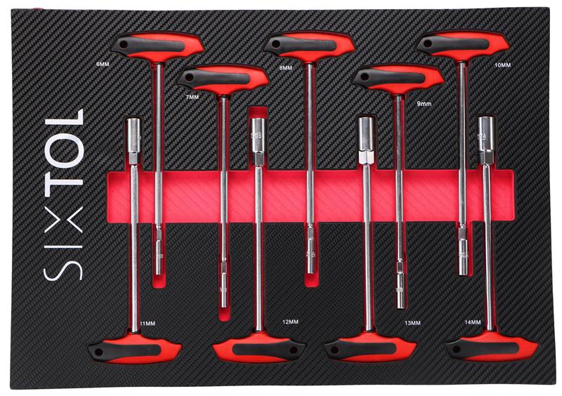 Modul s nářadím do dílenského vozíku MECHANIC TOOL TRAY 9, 9ks SIXTOL Modul s nářadím do dílenského vozíku MECHANIC TOOL TRAY 9, 9ks SIXTOL