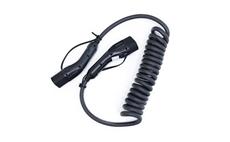 Nabíjecí kabel SECTRON 7m/4m spirálový Type 2 / Type 2, 3x32A, 400V, 22kW