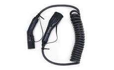 Nabíjecí kabel SECTRON 7m/5m spirálový Type 2 / Type 2, 3x16A, 400V, 11kW