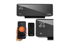 Nástěnné keramické topidlo Zelvion Kaminer 26399 s Wi-Fi a dálkovým ovládáním