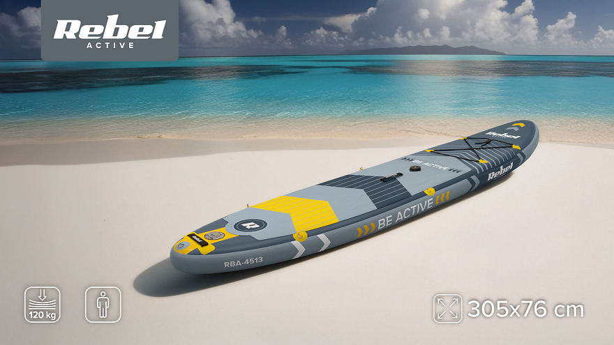 Paddleboard s plachtou windsurfing