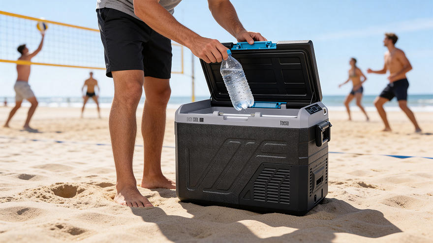 Kompresorová autochladnička s baterií