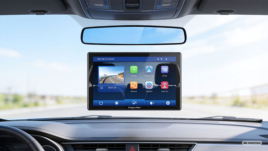 Disple do auta Android auto Car play