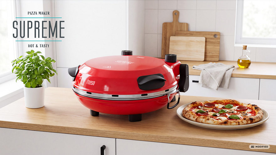 Pec na pizzu TEESA červená