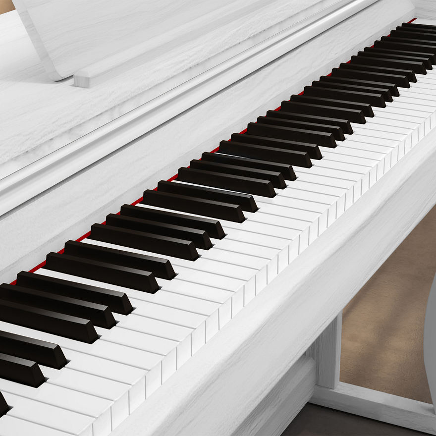 Piano dynamická kladivková klaviatura