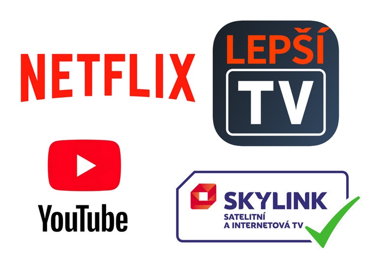 Netflix, Skylink Live Tv, Lep.TV, Youtube