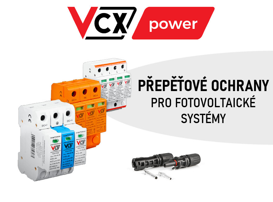 VCX Power stejnosměrná přepěťová ochrana