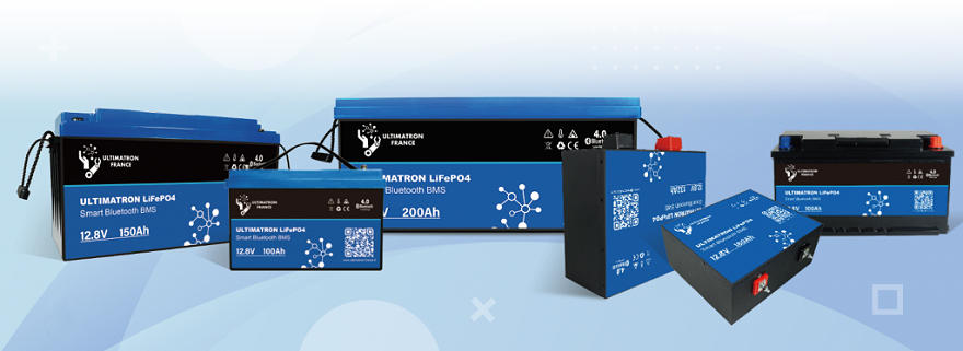 Batéria LiFePO4 12,8 V 150 Ah Ultimatron YX Smart BMS