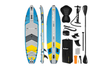    Paddleboard SUP REBEL ACTIVE PRO RBA-4518-BL modrý, nosnost 220kg