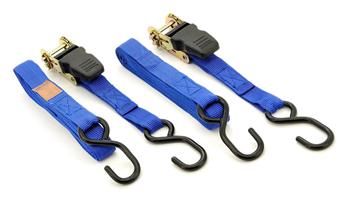 Popruh s ráčnou a háky 2ks 125daN 24mm x 4,50m TÜV Popruh s ráčnou a háky 2ks 125daN 24mm x 4,50m TÜV