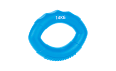 Posilovací kroužek silikonový 0 - 14 kg REBEL ACTIVE RBA-2501-BL modrý