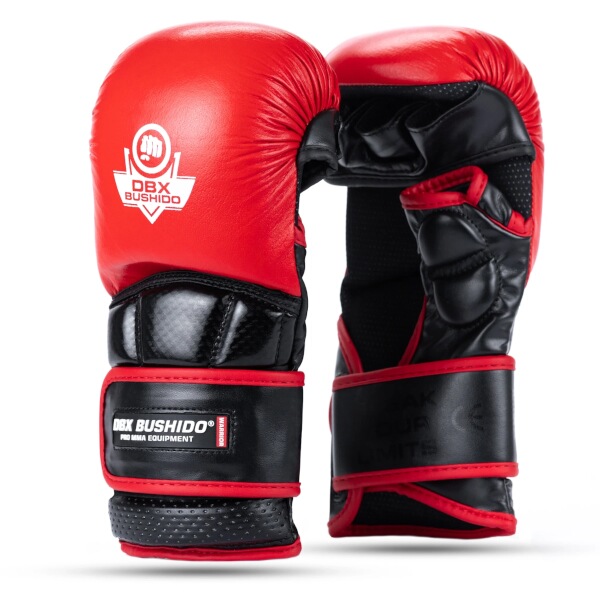 Prémiové MMA rukavice DBX BUSHIDO Warrior červené XL Prémiové MMA rukavice DBX BUSHIDO Warrior červené XL