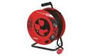 Prodlužovací kabel EMOS P084251 PROFI na bubnu 25m / 4 zásuvky / černý / guma / 230 V / 1,5 mm2