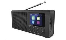 Rádio EMOS P-600B /E0090/ černé, DAB+/FM, 3 W, Bluetooth, USB vstup