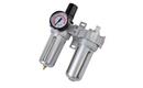 Regulátor tlaku s filtrem a manometrem a přim. oleje, max. prac. tlak 10bar GEKO