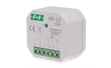 Relé elektromagnetické F&F PP-1Zi/230, 1× NO, 230V, 16A, do krabice