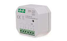 Relé elektromagnetické F&F PP-2Zi/230, 2× NO, 230V, 2x 16A, do krabice
