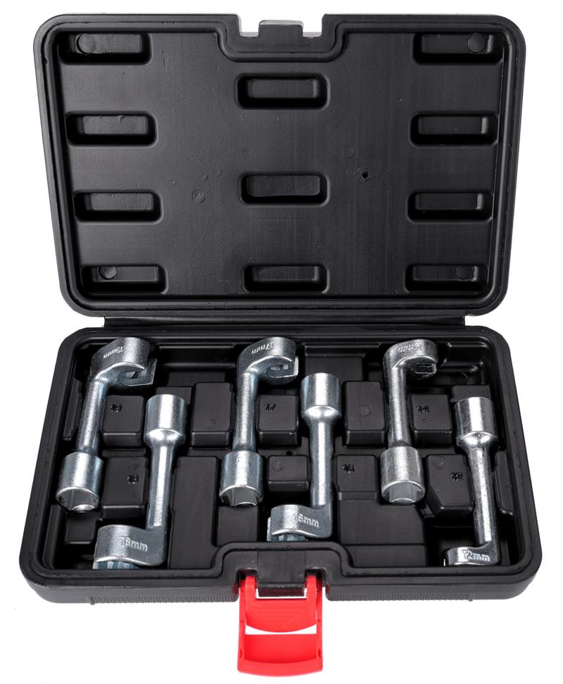 Sada klíčů na palivové a olejové potrubí MECHANIC OIL WRENCH 6, 6 ks SIXTOL Sada klíčů na palivové a olejové potrubí MECHANIC OIL WRENCH 6, 6 ks SIXTOL