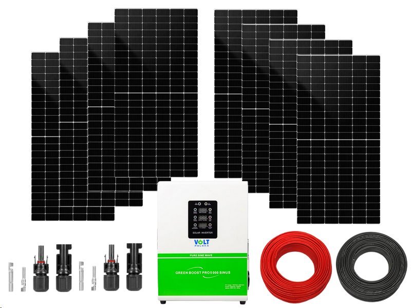 Sada pro solární ohřev vody VOLT 5000 SINUS GREEN BOOST 3640Wp 8x PV TRINA Solar Sada pro solární ohřev vody VOLT 5000 SINUS GREEN BOOST 3640Wp 8x PV TRINA Solar