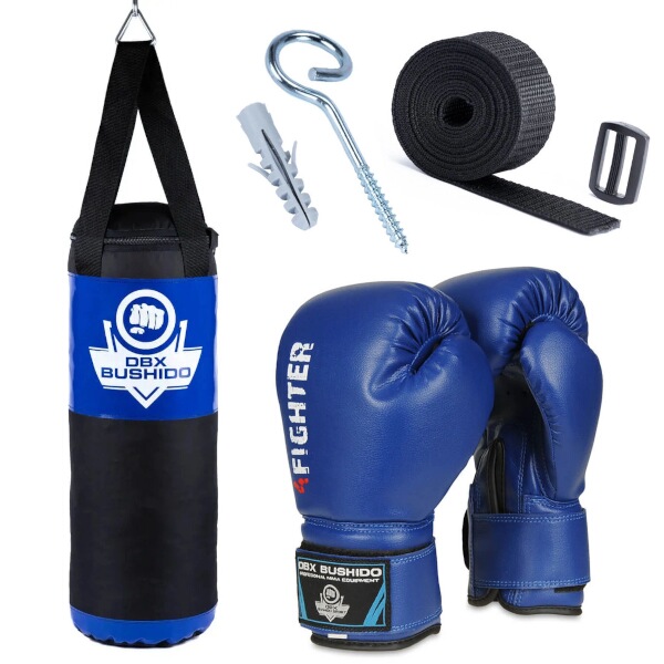 Sada pro trénink boxu DBX BUSHIDO DBX Kids60.3 modrá Sada pro trénink boxu DBX BUSHIDO DBX Kids60.3 modrá