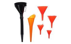Sada trychtýřů na dolévání kapalin MECHANIC FUNNEL SET 2, 6 ks SIXTOL