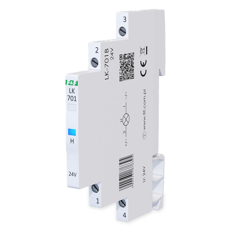 Signalizace F&F LK-701B/24V AC/DC na DIN lištu Signalizace F&F LK-701B/24V AC/DC na DIN lištu