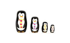 Small Foot Matrjoška rodina tučňáků 