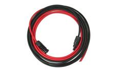 Solární kabel H1Z2Z2-K, 4mm2, červený+černý s konektory MC4, 10m
