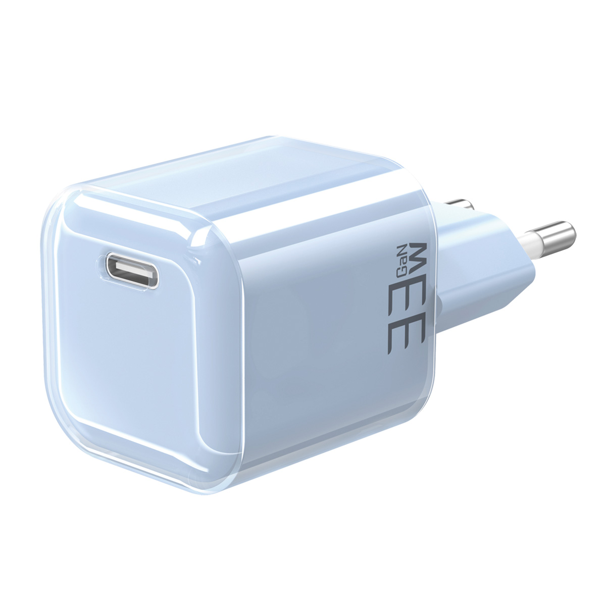 Solight DC74B 33W GaN fast charge USB-C modrý Solight DC74B 33W GaN fast charge USB-C modrý