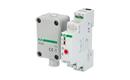 Spínač soumrakový F&F AZ-112 PLUS, 2-1000lux, 16A, 230V, s ext. čidlem, IP65, šedý, na DIN